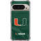 University of Miami Green Jersey Google Pixel 9/9 Pro Clear Case